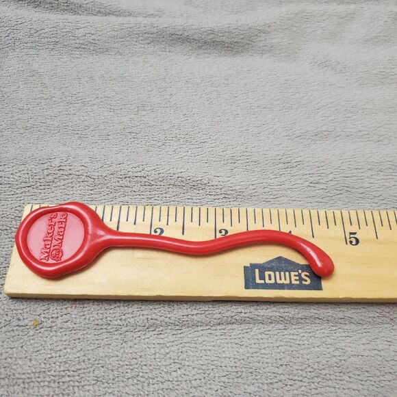 Maker's Mark Stir Sticks Set Of Two Adult's Red 4.5" Collectible Bar Whiskey - Picture 4 of 4